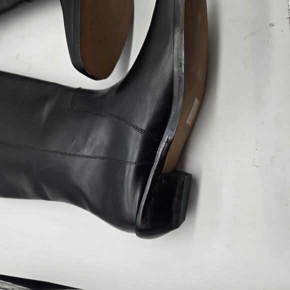 New MADEWELL The Antoine Tall Boot Extended Calf in Black Leather womens sz 9.5 - Picture 7 of 12